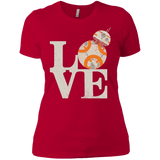 T-Shirts Red / X-Small Love Droids Women's Premium T-Shirt