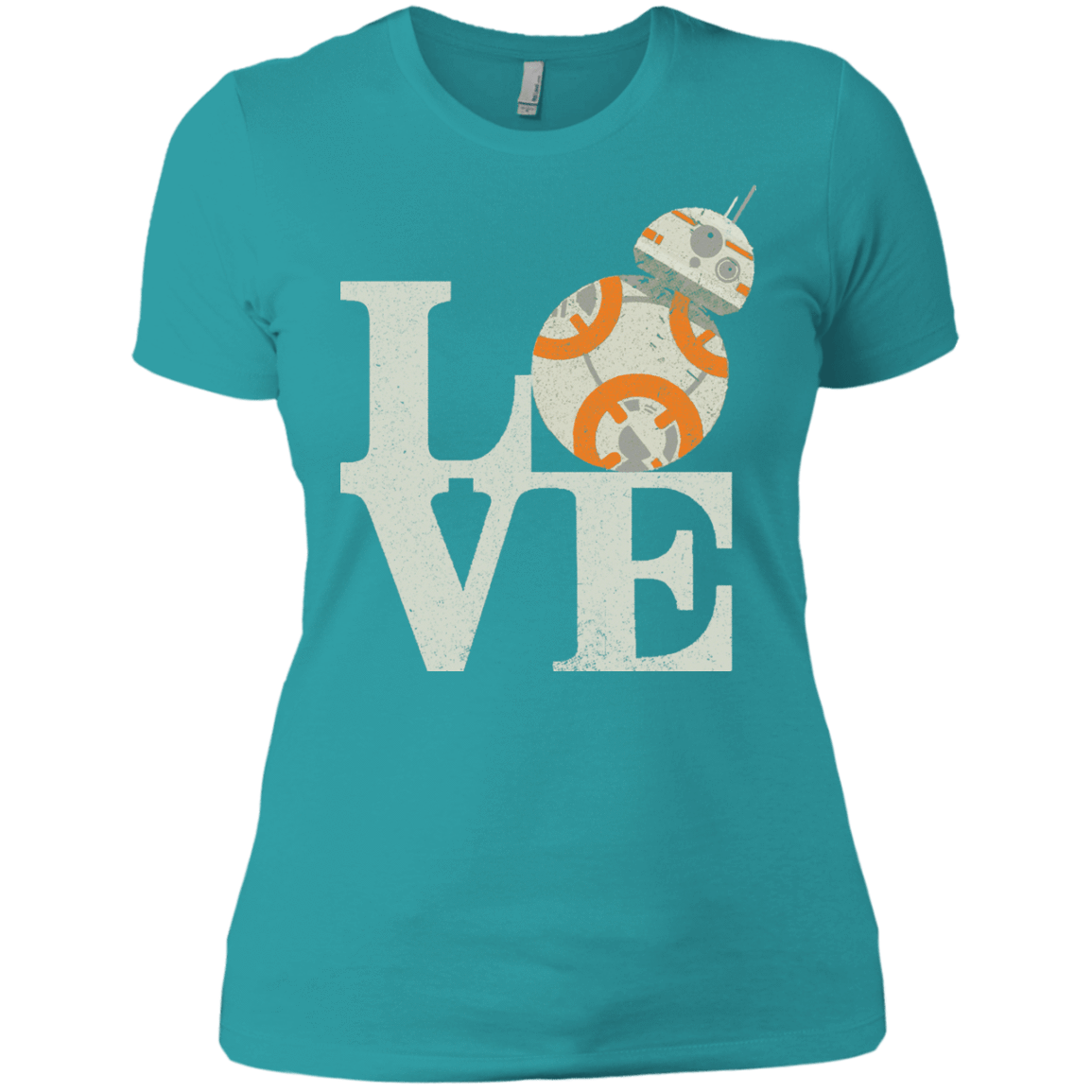 T-Shirts Tahiti Blue / X-Small Love Droids Women's Premium T-Shirt
