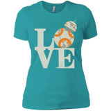 T-Shirts Tahiti Blue / X-Small Love Droids Women's Premium T-Shirt