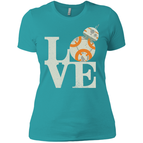 T-Shirts Tahiti Blue / X-Small Love Droids Women's Premium T-Shirt