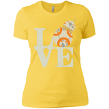 T-Shirts Vibrant Yellow / X-Small Love Droids Women's Premium T-Shirt