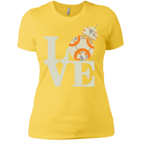 T-Shirts Vibrant Yellow / X-Small Love Droids Women's Premium T-Shirt