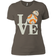 T-Shirts Warm Grey / X-Small Love Droids Women's Premium T-Shirt