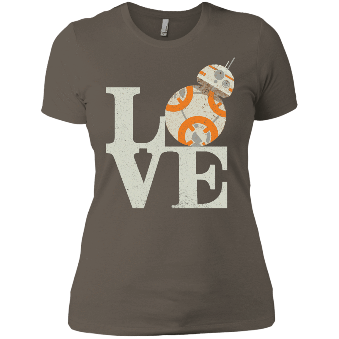 T-Shirts Warm Grey / X-Small Love Droids Women's Premium T-Shirt