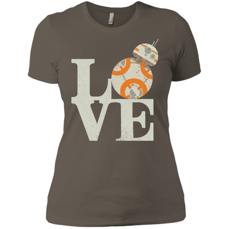 T-Shirts Warm Grey / X-Small Love Droids Women's Premium T-Shirt