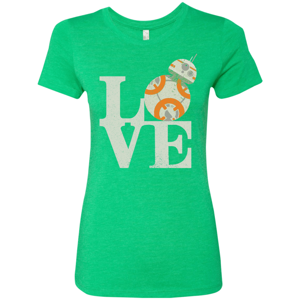 T-Shirts Envy / Small Love Droids Women's Triblend T-Shirt