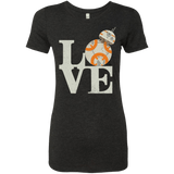 T-Shirts Vintage Black / Small Love Droids Women's Triblend T-Shirt
