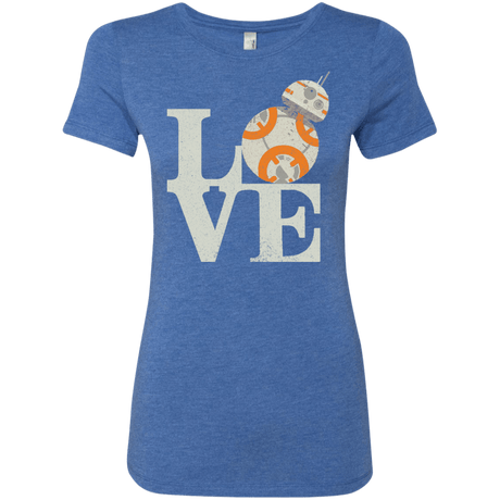 T-Shirts Vintage Royal / Small Love Droids Women's Triblend T-Shirt