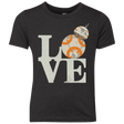 T-Shirts Vintage Black / YXS Love Droids Youth Triblend T-Shirt