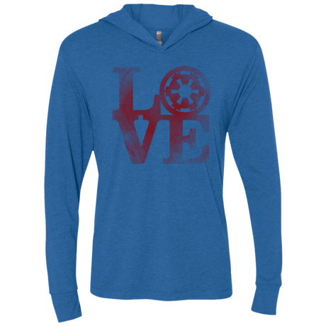 T-Shirts Vintage Royal / X-Small LOVE Empire Triblend Long Sleeve Hoodie Tee