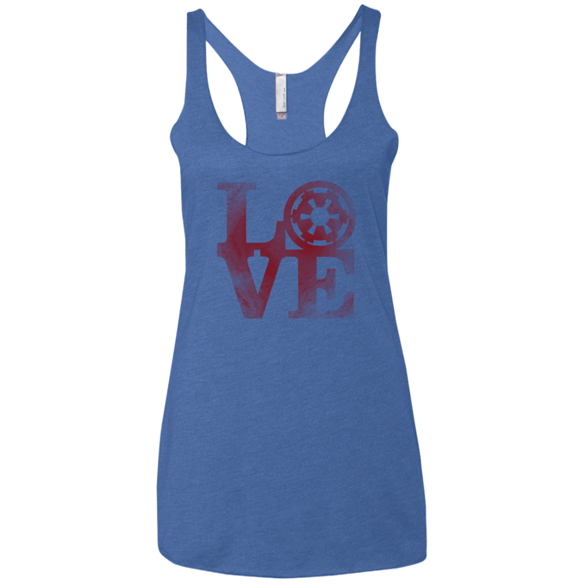 T-Shirts Vintage Royal / X-Small LOVE Empire Women's Triblend Racerback Tank