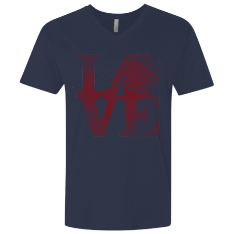 T-Shirts Midnight Navy / X-Small LOVE First Order Men's Premium V-Neck