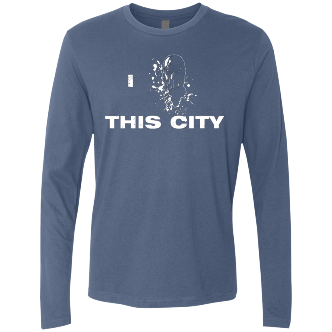 T-Shirts Indigo / Small Love For The City Men's Premium Long Sleeve