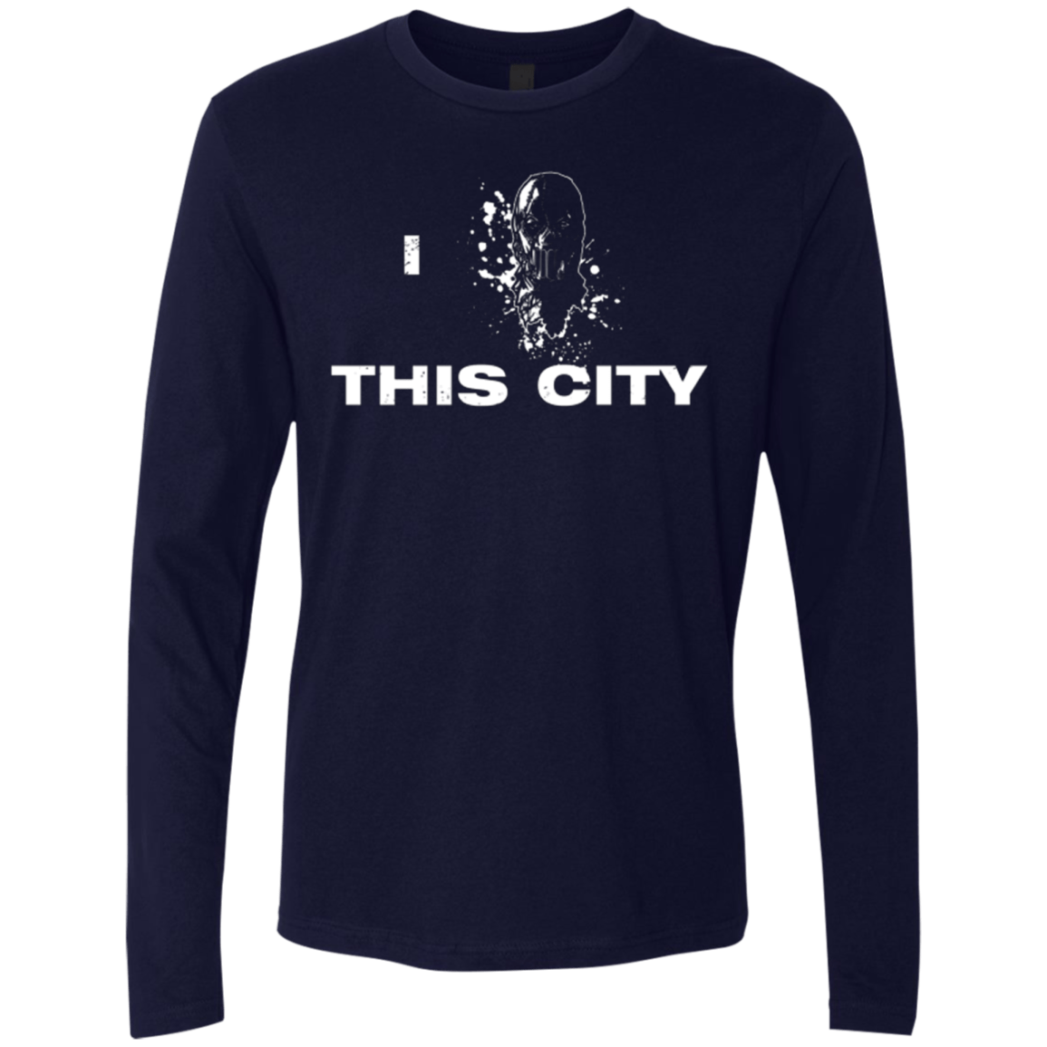 T-Shirts Midnight Navy / Small Love For The City Men's Premium Long Sleeve