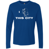 T-Shirts Royal / Small Love For The City Men's Premium Long Sleeve