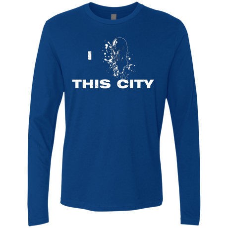 T-Shirts Royal / Small Love For The City Men's Premium Long Sleeve