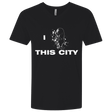 T-Shirts Black / X-Small Love For The City Men's Premium V-Neck