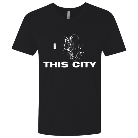 T-Shirts Black / X-Small Love For The City Men's Premium V-Neck