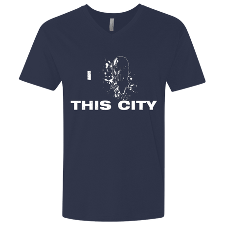 T-Shirts Midnight Navy / X-Small Love For The City Men's Premium V-Neck