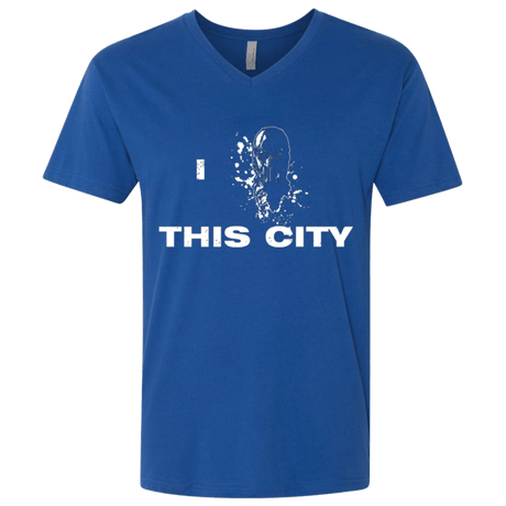 T-Shirts Royal / X-Small Love For The City Men's Premium V-Neck