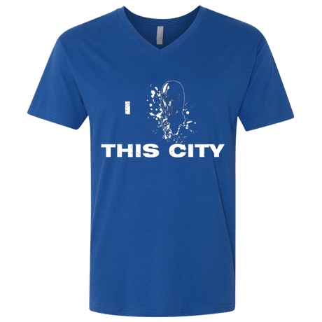 T-Shirts Royal / X-Small Love For The City Men's Premium V-Neck