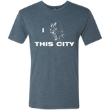 T-Shirts Indigo / Small Love For The City Men's Triblend T-Shirt