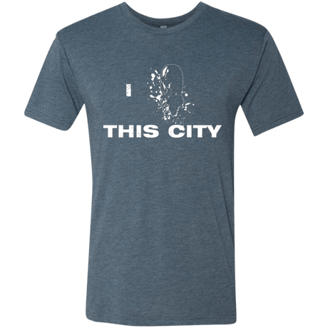 T-Shirts Indigo / Small Love For The City Men's Triblend T-Shirt