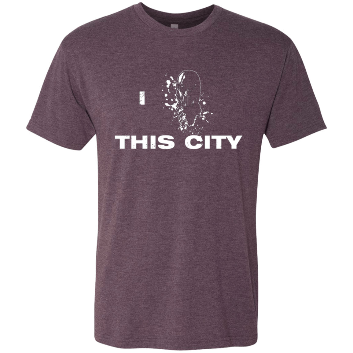 T-Shirts Vintage Purple / Small Love For The City Men's Triblend T-Shirt