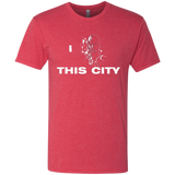T-Shirts Vintage Red / Small Love For The City Men's Triblend T-Shirt