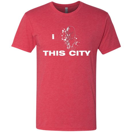 T-Shirts Vintage Red / Small Love For The City Men's Triblend T-Shirt