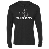 T-Shirts Vintage Black / X-Small Love For The City Triblend Long Sleeve Hoodie Tee