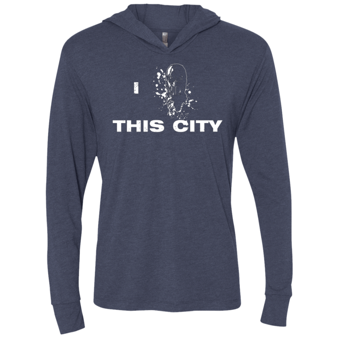 T-Shirts Vintage Navy / X-Small Love For The City Triblend Long Sleeve Hoodie Tee