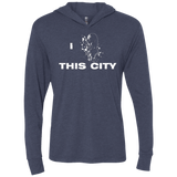 T-Shirts Vintage Navy / X-Small Love For The City Triblend Long Sleeve Hoodie Tee