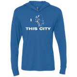 T-Shirts Vintage Royal / X-Small Love For The City Triblend Long Sleeve Hoodie Tee