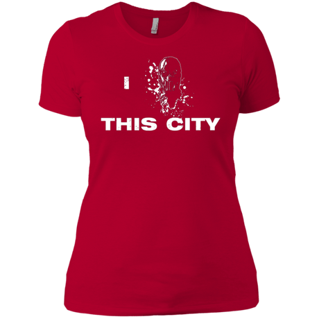 T-Shirts Red / X-Small Love For The City Women's Premium T-Shirt