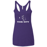 T-Shirts Purple / X-Small Love For The City Women's Triblend Racerback Tank