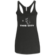 T-Shirts Vintage Black / X-Small Love For The City Women's Triblend Racerback Tank