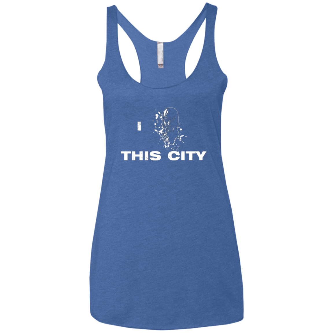 T-Shirts Vintage Royal / X-Small Love For The City Women's Triblend Racerback Tank