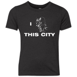 T-Shirts Vintage Black / YXS Love For The City Youth Triblend T-Shirt