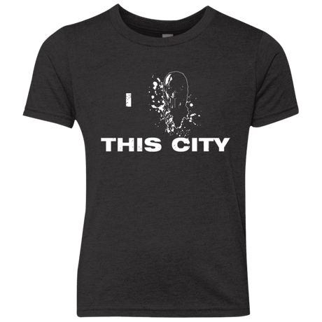 T-Shirts Vintage Black / YXS Love For The City Youth Triblend T-Shirt