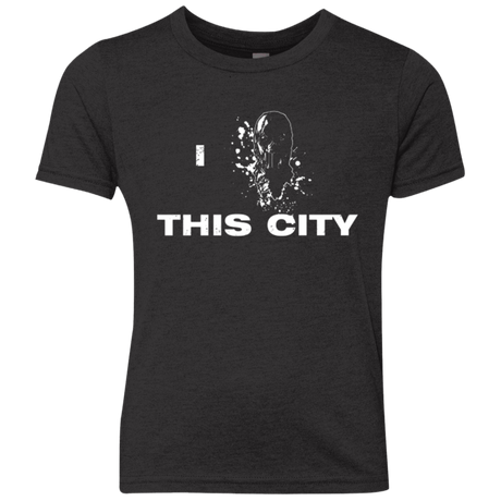 T-Shirts Vintage Black / YXS Love For The City Youth Triblend T-Shirt