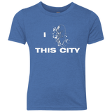 T-Shirts Vintage Royal / YXS Love For The City Youth Triblend T-Shirt
