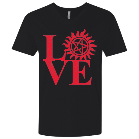 T-Shirts Black / X-Small Love Hunting Men's Premium V-Neck