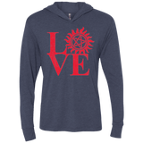 T-Shirts Vintage Navy / X-Small Love Hunting Triblend Long Sleeve Hoodie Tee