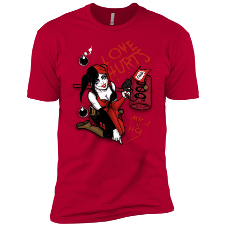 T-Shirts Red / YXS Love Hurts Boys Premium T-Shirt