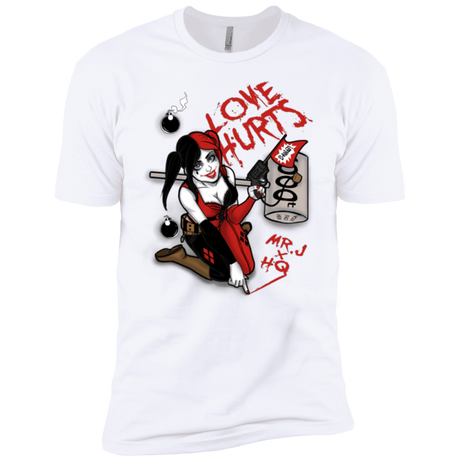 T-Shirts White / YXS Love Hurts Boys Premium T-Shirt