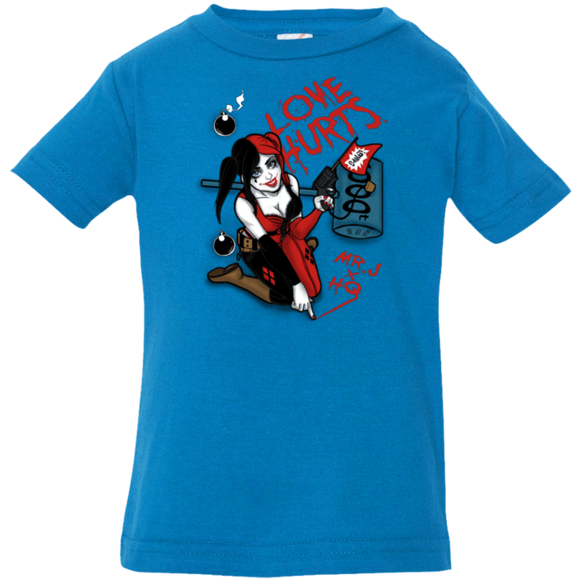 T-Shirts Cobalt / 6 Months Love Hurts Infant Premium T-Shirt