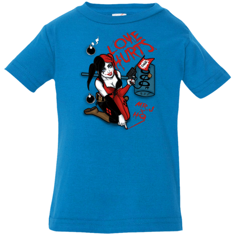T-Shirts Cobalt / 6 Months Love Hurts Infant Premium T-Shirt