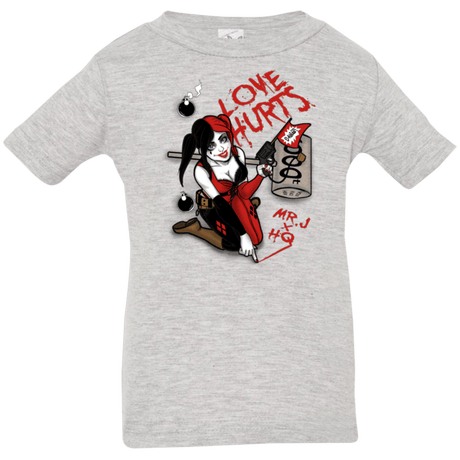 T-Shirts Heather / 6 Months Love Hurts Infant Premium T-Shirt