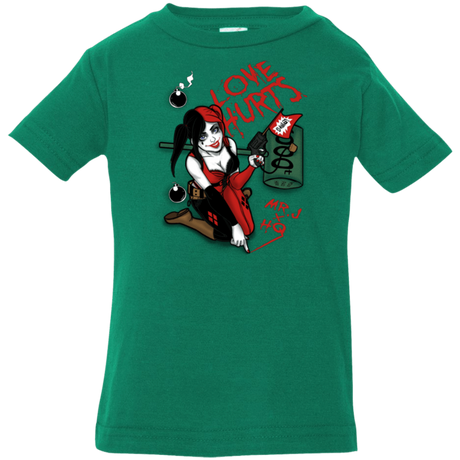 T-Shirts Kelly / 6 Months Love Hurts Infant Premium T-Shirt